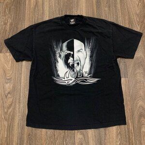 VTG Goldberg Shirt Men's XL Black WWE 2002 You Can't Survive the Hype Y2K Tee